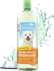 TropiClean Fresh Breath | Breath Freshener and Teeth Cleaning Solution | 33.8 oz