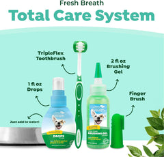 TropiClean Fresh Breath & Tartar Control Total Care System for Large Dogs