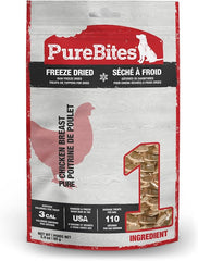 PureBites Chicken Freeze Dried Dog Treats, 1 Ingredient, Made in USA