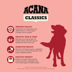 ACANA Classics Beef & Barley Recipe