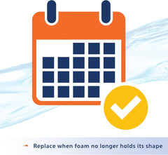 Aqueon Canister Filter Media Foam Pad, Black