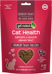 Get Naked Urinary Health Crunchy Treats For Cats, Cranberries, (1 Pouch), 2.5 Oz