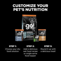 Go! Solutions Digestion + Gut Health, Dry Dog Food, Chicken Recipe with Ancient Grains