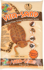 Zoo Med Laboratories Vita-Sand® Reptiles Calcium Carbonate Substrate Gobi Gold Color