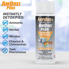 KORDON #33411 AmQuel Plus for Aquarium, 1-Ounce