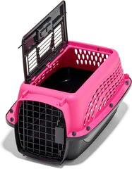 Petmate Dog Crates for Small Dogs & Cat Carriers, Two-Door Plastic Pet Kennel, Top & Front Loading, Made in USA