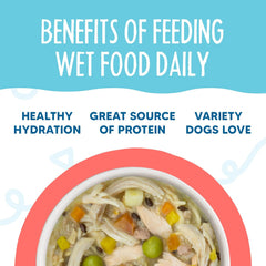 Weruva Meals 'n More Natural Wet Dog Food, Woof Woof Floof! Skin & Coat Health Variety Pack(Pack of 10)