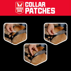 Boss Dog Tactical Rubber Hook-Backed Patch for Boss Tactical Collars, USA Thin Green Line USA Flag