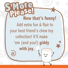 Nylabone Marshmallow Stick Strong Chew Toy for Dogs, Dog Toys for Moderate & Aggressive Chewers, Marshmallow & Peanut Butter Flavor