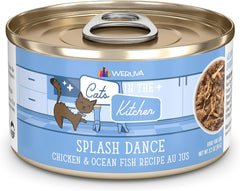Weruva Cats in The Kitchen, Splash Dance with Chicken & Ocean Fish Au Jus Cat Food