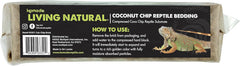 Komodo Coconut Coir Chip Brick | 100% Natural Coconut Coir Reptile Terrarium Habitat Bedding | Retains Moisture for Regulating Humidity | Fits up to a 20 Gallon Tank