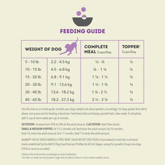 ACANA Freeze Dried Dog Food Meal & Topper, Grain Free High Protein Free-Run Chicken Recipe