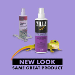 Zilla Tropical Mist Humidity Spray, Ideal for All Tropical Reptiles and Amphibians