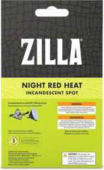 Click to see full view Zilla Reptile Terrarium Incandescent Heat Spot Bulb, Night Red