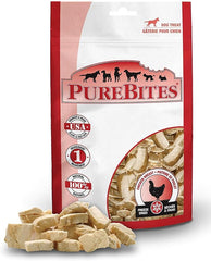 PureBites Chicken Freeze Dried Dog Treats, 1 Ingredient, Made in USA
