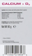 Exo Terra Calcium + D3 Powder: Ultra-fine, Phosphorus Free Formula Boosts Bone Health & Calcium Absorption Ideal for Insects, Fruits & Veggies 3.2 oz.