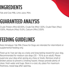 Nulo Himalayan Yak Chew Dog Treat, Mint