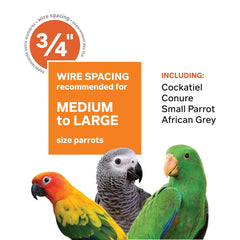 Prevue Pet Products Signature Series Select Wrought Iron Cage - 36x24x66 Color: Coco