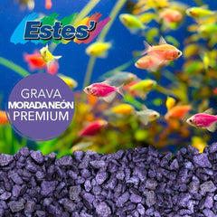Estes Spectrastone Permaglo Lavender Aquarium Gravel for Freshwater Aquariums, 5-Pound Bag