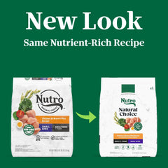 Nutro Natural Choice Small Bites Adult Dry Dog Food, Chicken and Brown Rice Recipe, 30 lbs.