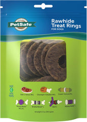 PetSafe® Natural Rawhide Treat Ring Refills, Replacement Treats Busy Buddy Treat Ring Holding Toys