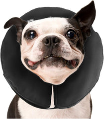 ZenPet Protective Inflatable Recovery Collar for Dogs and Cats - Soft Pet Cone