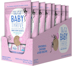 Tiki Cat Baby Thrive, Chicken & Chicken Liver, High-Protein & Flavorful, Wet Cat Food for Kittens 4 Weeks+