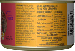 Tiki Cat Grill, Mackerel & Sardines, High-Protein and 100% Non-GMO Ingredients, Wet Whole Foods Cat Food for All Life Stages