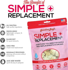 Grandma Lucy’s® Simple Replacement Chicken & Rice Formula Cat & Dog Meal Replacement