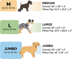 Furhaven Orthopedic Dog Bed for Medium/Small Dogs w/ Pillow Cushion Top & Removable Washable Cover, For Dogs Up to 35 lbs - Minky Plush & Suede Pillow Top Mattress - Titanium Gray, Medium