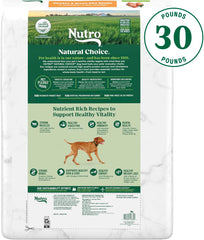 Nutro Natural Choice Adult Healthy Weight Dry Dog Food, Chicken and Brown Rice, 30 lbs.