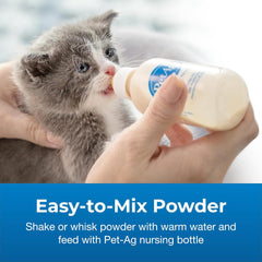 PetLac Powder for Kittens - 10.5 oz - Kitten Milk Replacement Powder for Kittens Newborn to Six Weeks Old - Easy to Digest
