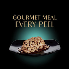 Sheba Perfect Portions Wet Cat Food Cuts in Gravy Variety Pack, Roasted Chicken Entree, and Tender Turkey Entree