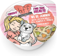 Weruva Best Fido Friend Fun Size Meals for Dogs, We Be Jammin, 2.75oz Cup, Pack of 12