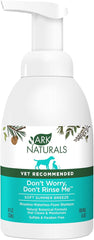 Ark Naturals Don't Worry Don't Rinse Me, Waterless No Rinse Shampoo for Dogs and Cats, Freshens and Removes Odors, 18oz Bottle,Blue