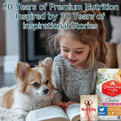 Chicken Soup for The Soul All Natural Premium Small Bites Adult Dry Dog Food, Real Meat First Ingredient, No by-Products, Supports Gut & Immune Health, Chicken, Turkey & Brown Rice