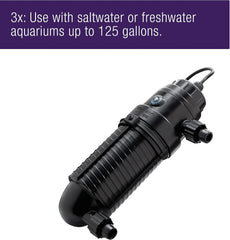Coralife Aquarium Fish Tank Marine Salt Water Turbo-Twist UV Sterilizer