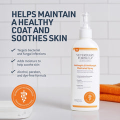 Veterinary Formula Clinical Care Antiseptic and Antifungal Medicated Spray for Dogs & Cats (1 Pack)