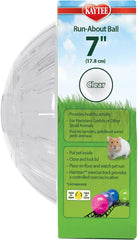 Kaytee 7" Clear Run-About Exercise Ball For Pet Hamsters & Gerbils
