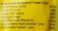 Loving Pets Gourmet All Natural Premium Banana and Chicken Wraps with Glucosamine and Chondroitin, Dog Treats, 6oz