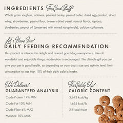 Fromm Crunchy Os Peanut Butter Jammers Dog Treats - Premium Crunchy Dog Treats - Peanut Butter Recipe