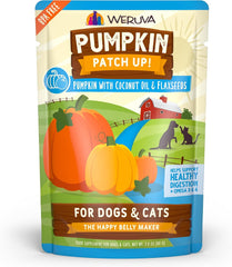 Weruva Pumpkin Patch Up! Pumpkin Pouches for Dogs & Cats 12 Pouches