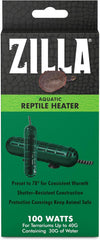 Zilla Aquatic Reptile Heater, Fully Submersible, Auto-shut Off, for Terrariums up to 40 Gallons