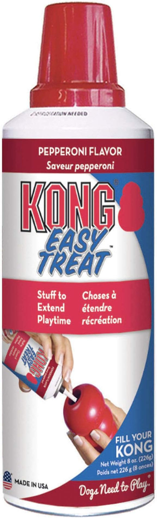 KONG - Easy Treat - Dog Treat Paste - Pepperoni - 8 Ounce