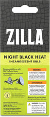 Zilla Night Time Black Light Incandescent Heat Bulb