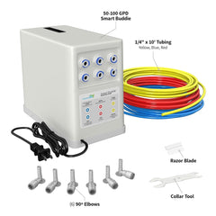 Aquatic Life Smart Buddie RO Water Booster Pump Kit for 50-100 GPD Reverse Osmosis Water Filter System RO/DI Filtration Units, Pressure Boost Pumps