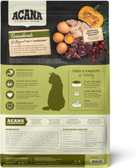 ACANA Highest Protein Grasslands Grain-Free Dry Cat Food, Duck, Free-Run Chicken and Eggs Cat Food Recipe
