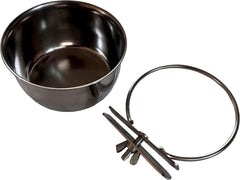 SPOT Coop Cup Bolt Clamp - Stainless Steel Hanging Bowl for Crates, Removable, Chew-Proof Pet Feeding Dish, Ideal for Birds, Parrots, Rabbits, Ferrets, Reptiles