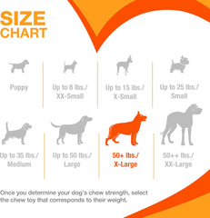 Nylabone Power Chew Textured Dog Chew Ring Toy, Dog Toys for Aggressive Chewers, Flavor Medley, X-Large/Souper (1 Count)