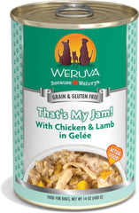 Weruva Classic Dog Food, That's My Jam! with Chicken & Lamb in Gelée